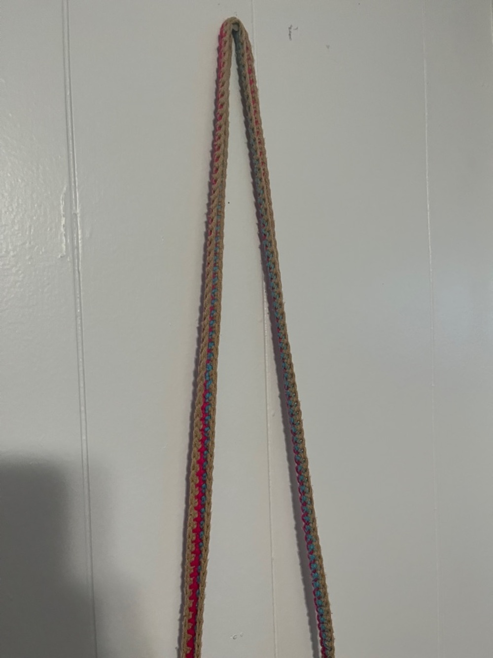 Handcrafted Multicolor Crochet Shoulder Bag - Brown and Floral Accents - Picture 4 of 6